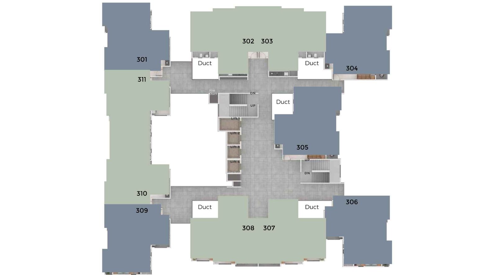 Mahalakshmi-rajput-Ekyum-Floor-Plan-2BHK-700-754-SQft